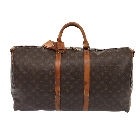 LOUIS VUITTON Monogram Keepall Bandouliere 55 Boston Bag M41414 LV Auth 88923 - Picture 13 of 16